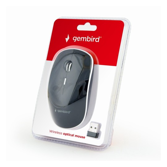 RATON OPTICO INALAMBRICO GEMBIRD  NEGRO