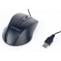 RATON OPTICO GEMBIRD  CON CABLE, NEGRO
