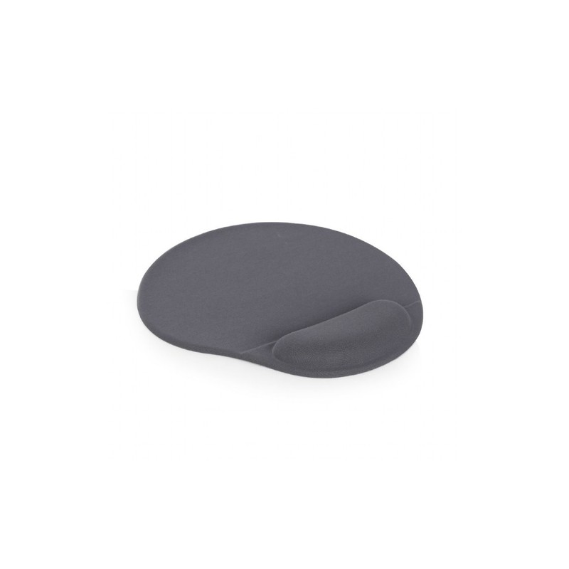 ALFOMBRILLA DE GEL GEMBIRD  PARA RATON CON SOPORTE PARA MUNECA, GRIS