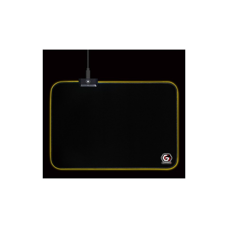 ALFOMBRILLA GAMING GEMBIRD  CON EFECTO DE LUZ LED, TAMANO M