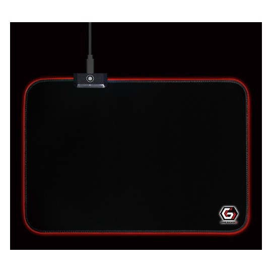 ALFOMBRILLA GAMING GEMBIRD  CON EFECTO DE LUZ LED, TAMANO M