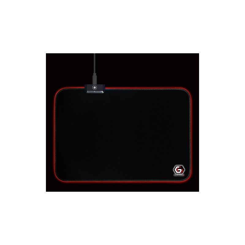 ALFOMBRILLA GAMING GEMBIRD  CON EFECTO DE LUZ LED, TAMANO M