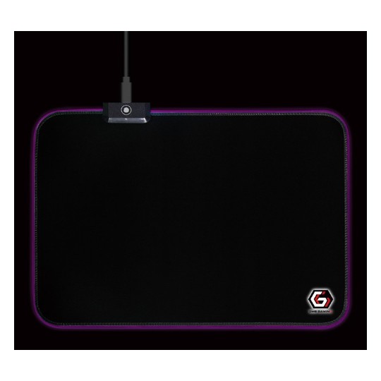 ALFOMBRILLA GAMING GEMBIRD  CON EFECTO DE LUZ LED, TAMANO M