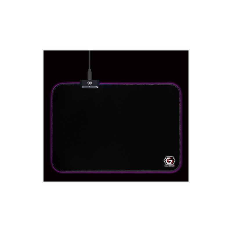 ALFOMBRILLA GAMING GEMBIRD  CON EFECTO DE LUZ LED, TAMANO M