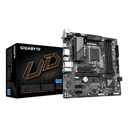 PLACA BASE GIGABYTE B760M DS3H AX G12 1700 MATX 4XDDR5