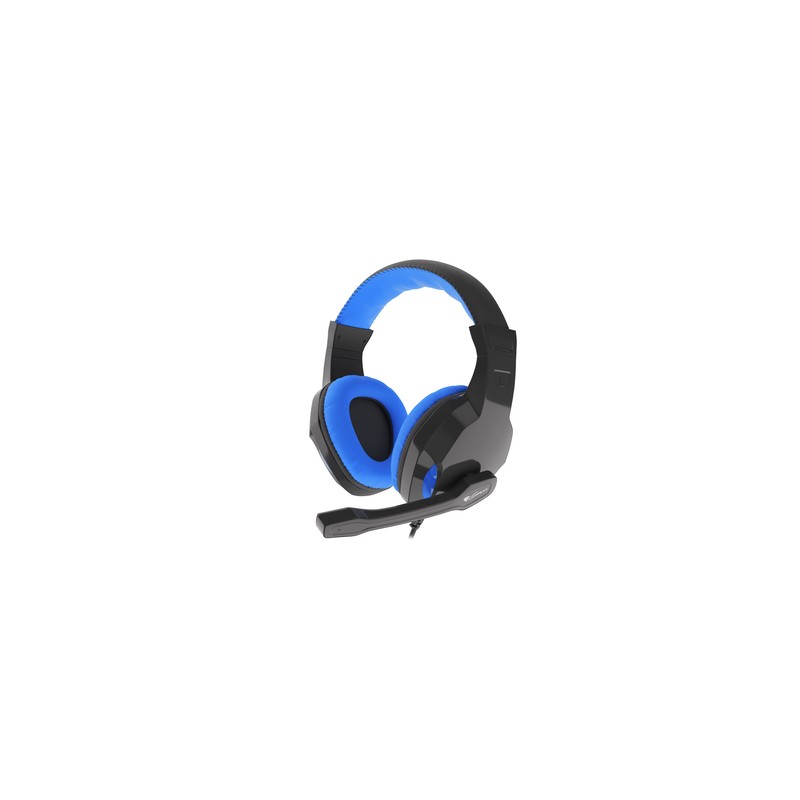 AURICULARES GAMING GENESIS ARGON 100 2.0 MINI JACK NEGRO-AZUL