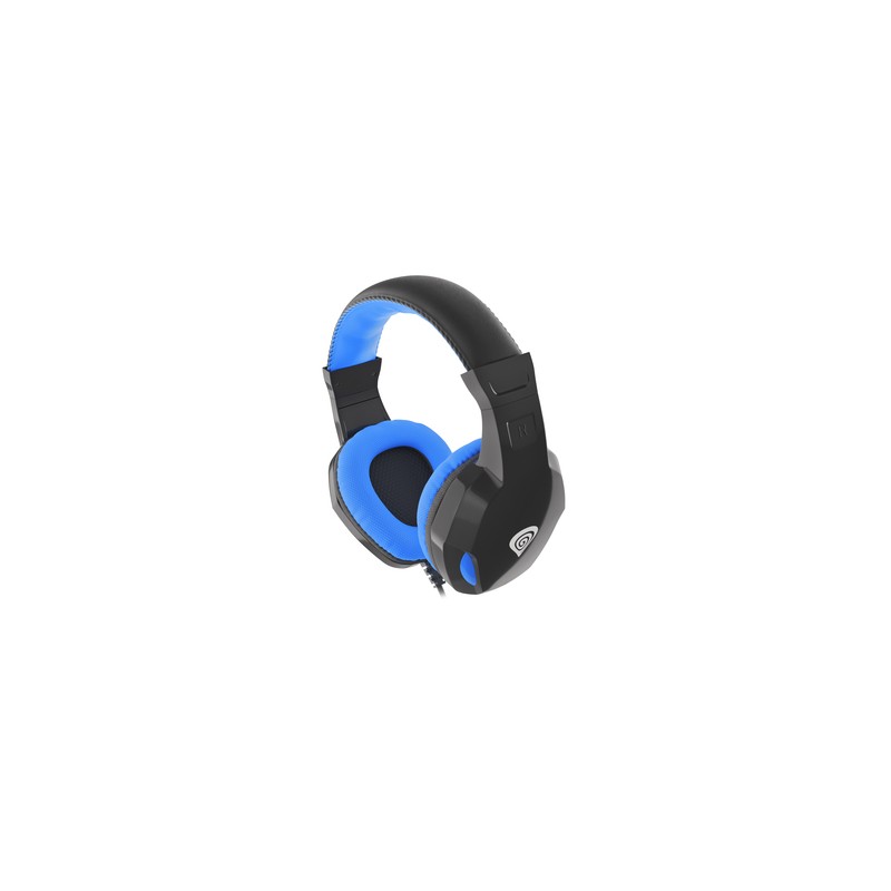 AURICULARES GAMING GENESIS ARGON 100 2.0 MINI JACK NEGRO-AZUL