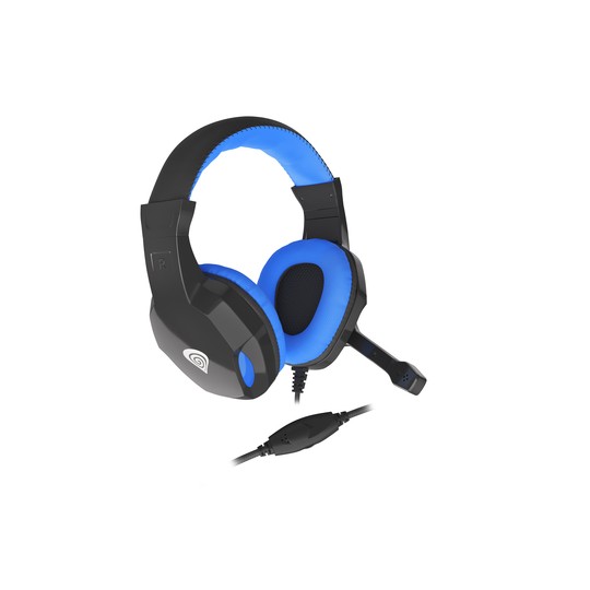 AURICULARES GAMING GENESIS ARGON 100 2.0 MINI JACK NEGRO-AZUL