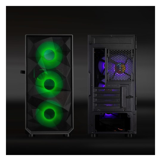 CAJA MINITORRE GAMING TQGCC901-B "SEIZURE" NEGRA