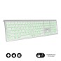TECLADO SUBBLIM KEYBOARD BLUETOOTH MASTER ILUMINADO EXT SILVER/BLACK