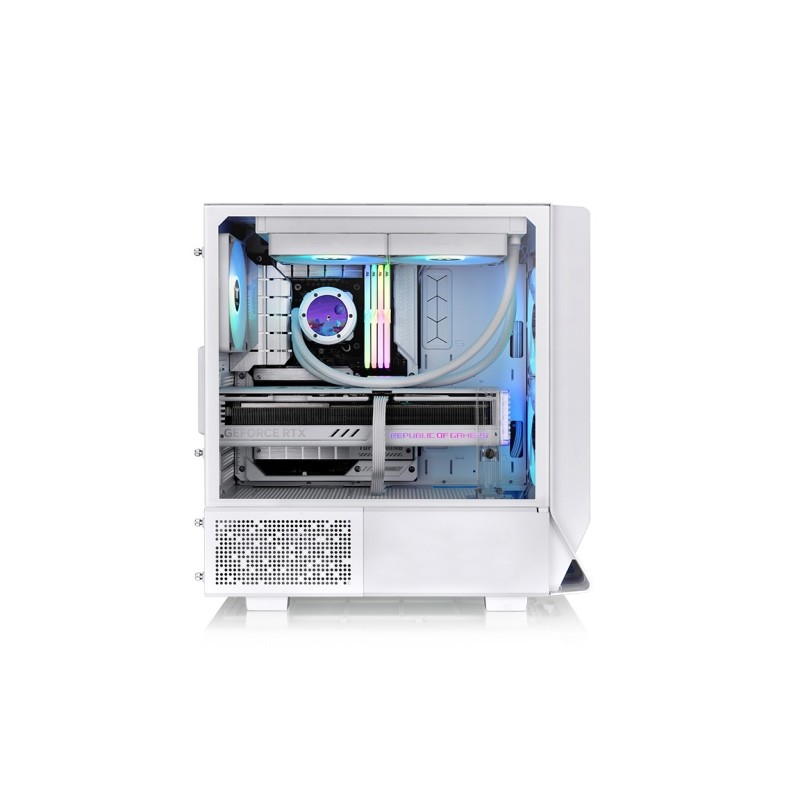 CAJA THERMALTAKE CERES 330 TG ARGB SNOW ATX 2XUSB 3.0 SIN FUENTE BLANCO
