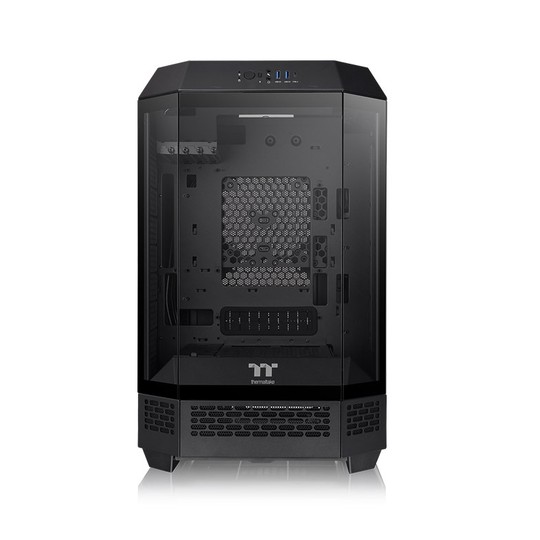 CAJA THERMALTAKE THE TOWER T300 BLACK ATX 2XUSB 3.0 SIN FUENTE NEGRO