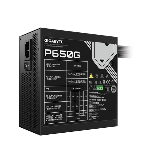 FUENTE ALIMENTACION GIGABYTE GP-PB650G 650W ATX 80+ GOLD 12V V2.31