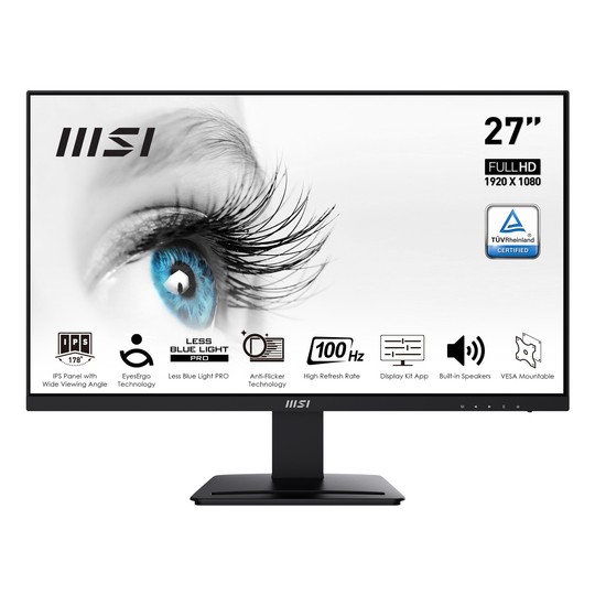 Msi mp273a monitor 27" ips fhd 16:9 vga dp hdmi mm