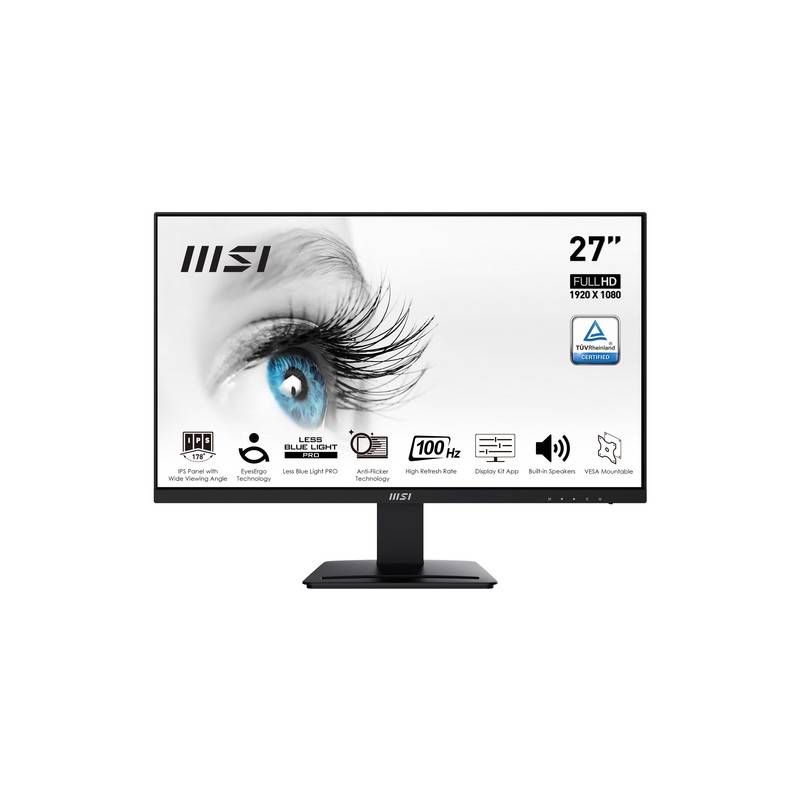 Msi mp273a monitor 27" ips fhd 16:9 vga dp hdmi mm