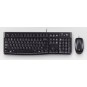 Logitech mk120 teclado + ratón óptico 1000dpi usb