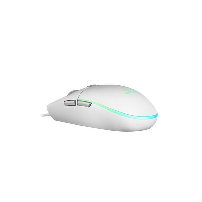 Mars gaming ratón mmg 3200dpi rgb flow blanco