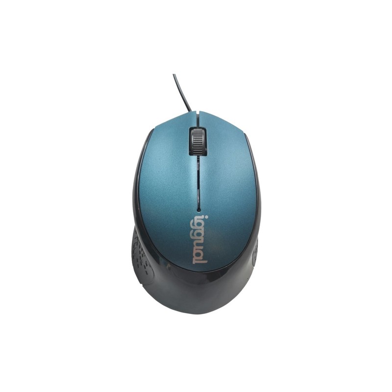 Iggual ratón óptico com-ergonomic-r-800dpi azul