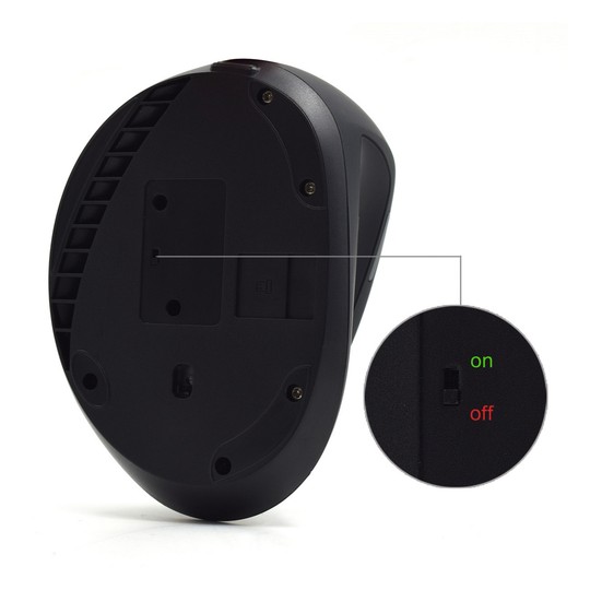 Ewent ew3158 ratón wireless vertical 1600 dpi