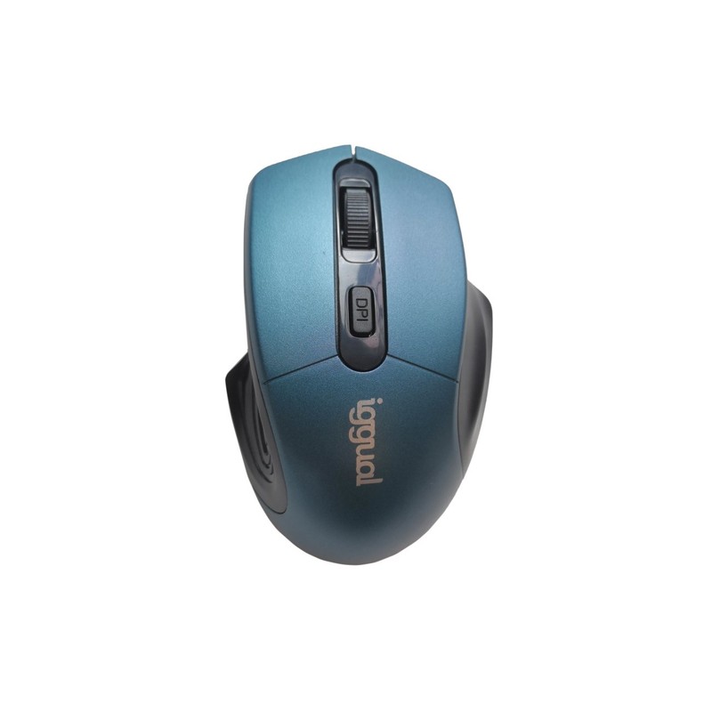 Iggual ratón inalámbrico ergonomic-l-1600dpi azul