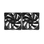 Kit 2xventilador Interno Mars Gaming Mf-pwmx2 Black Rodamientos De Fluido Dinamico Sistema Pwm