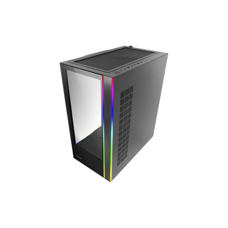 Caja E-atx Torre Gaming Mars Gaming Mc-ult Xxl Black Frontal Y Lateral De Cristal Templado Sin Fuente De Alimentacion