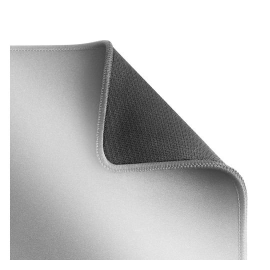 Alfombrilla Mars Gaming Mmpxl Silver 800x300mm Doble Capa De Nanotejido Y Goma Natural