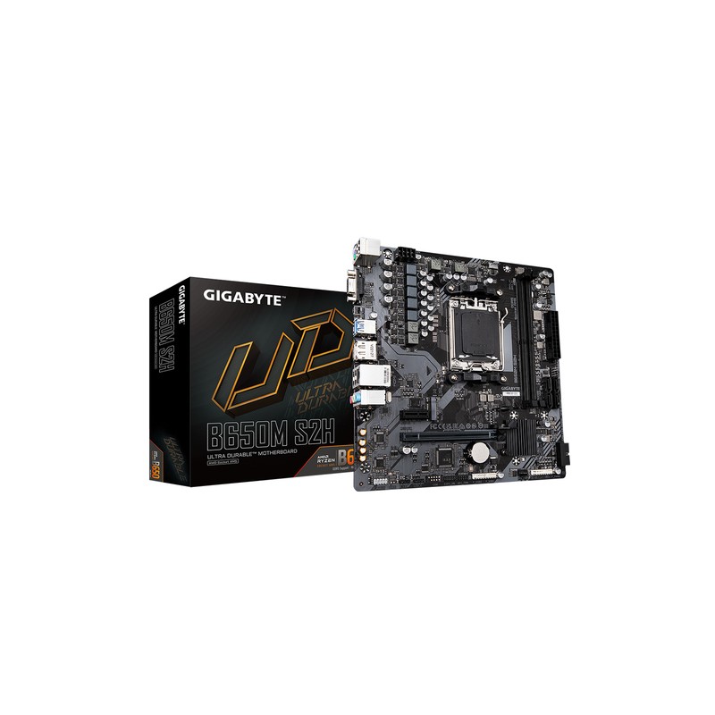 PLACA BASE GIGABYTE B650M S2H 1.1 AM5 MATX 2XDDR5