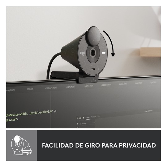 CAMARA LOGITECH WEBCAM BRIO 300