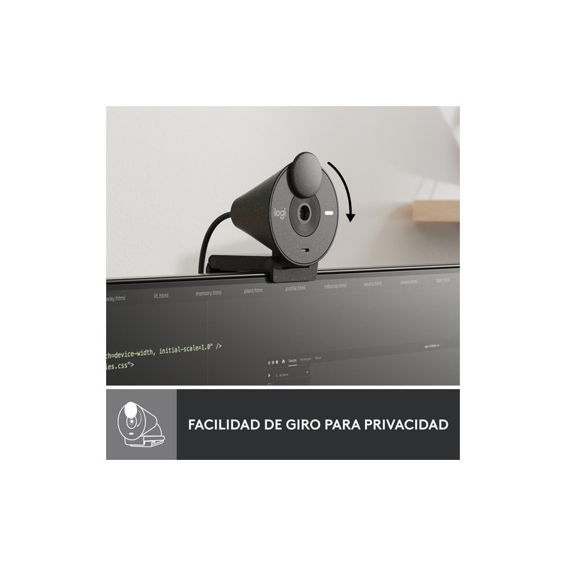 CAMARA LOGITECH WEBCAM BRIO 300