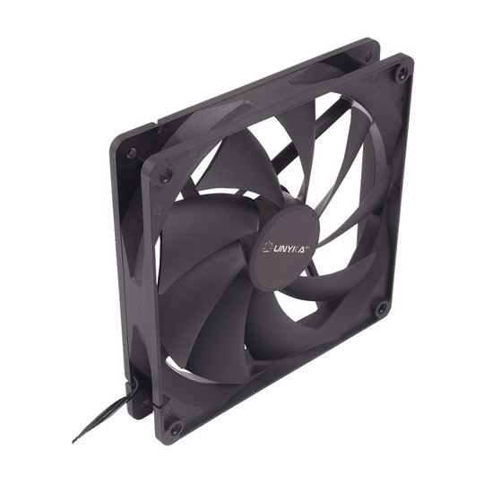 Ventilador Interno Unyka 140mm Color Negro 9 Aspas