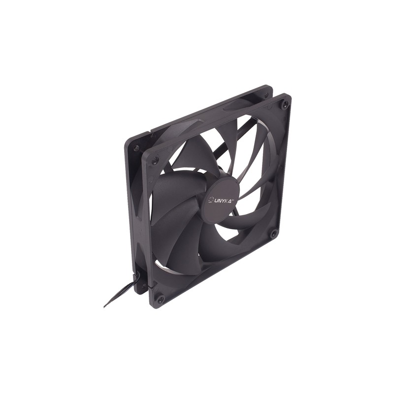 Ventilador Interno Unyka 140mm Color Negro 9 Aspas