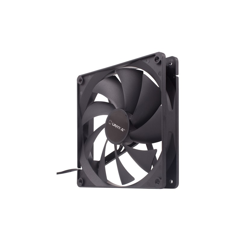 Ventilador Interno Unyka 140mm Color Negro 9 Aspas