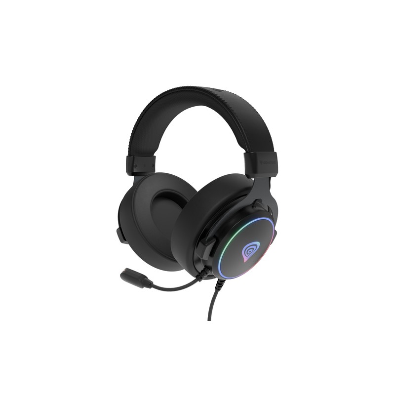 AURICULARES GAMING GENESIS 7.1 USB NEON 764 RGB NEGRO