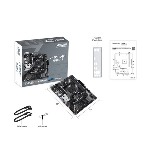 Pb Asus Prime A520m-r Skt Am4 M-atx Amd A520 2xddr4 3200mhz Hdmi 2xpcie M.2 4xusb3.0