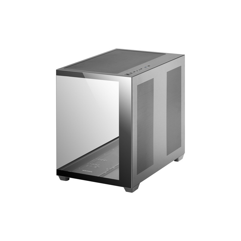 Caja E-atx Torre Gaming Mars Gaming Mcv4 Black Xxl Premium Custom Doble Ventana De Cristal Templado