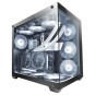 Caja E-atx Torre Gaming Mars Gaming Mcv4 Black Xxl Premium Custom Doble Ventana De Cristal Templado