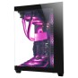 Caja E-atx Torre Gaming Mars Gaming Mcv4 Black Xxl Premium Custom Doble Ventana De Cristal Templado