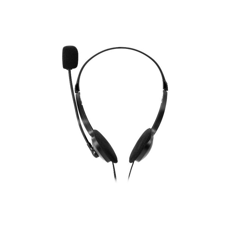 Nilox auriculares nxcm0000004 doble jack negro