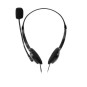 Nilox auriculares nxcm0000004 doble jack negro