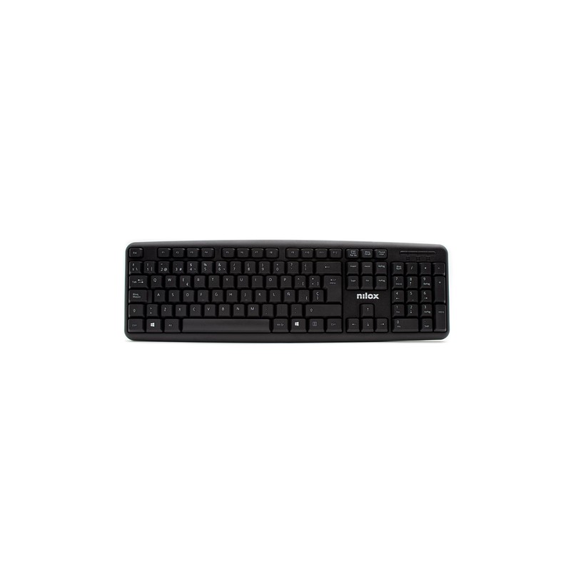 Nilox teclado compacto nxkbe000002 usb negro