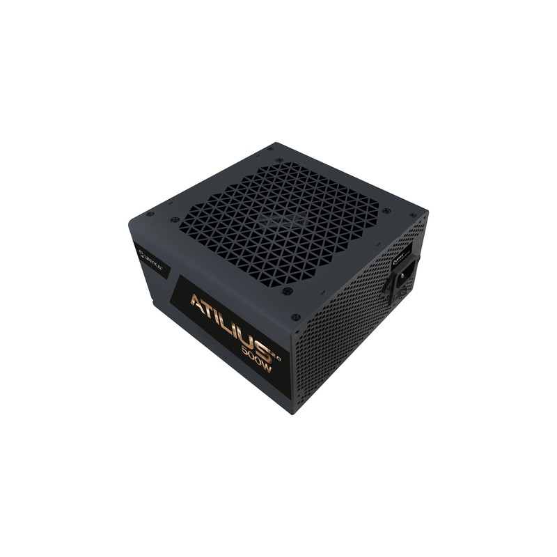 Fuente De Alimentacion Unyka Atx Uk212501 Atilius 2.0 Black 500w Apfc 80+ Bronze Ventilador 120mm Ultra Silencioso 85% Eficie