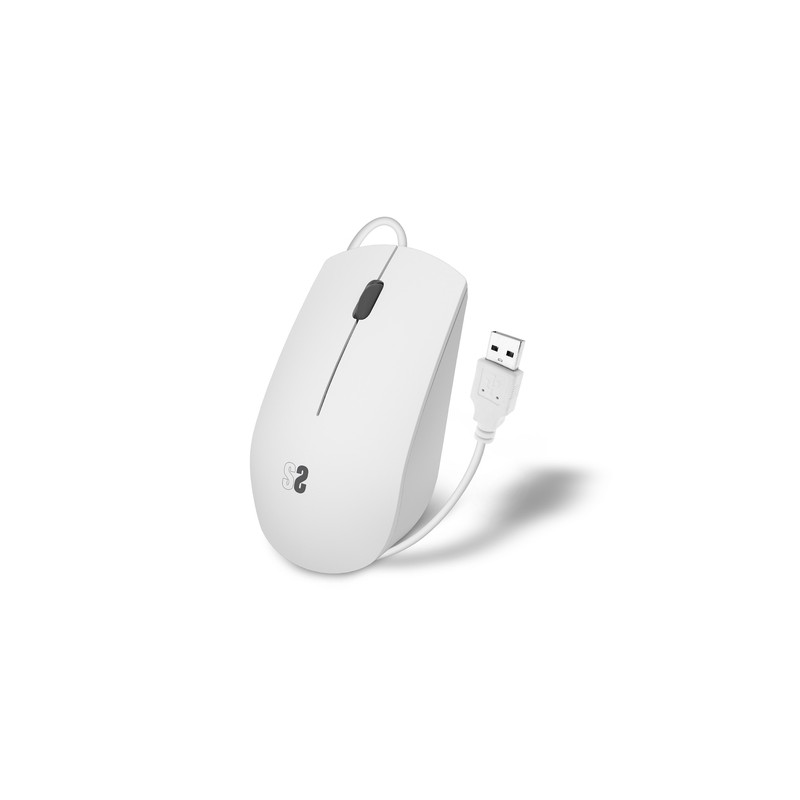 RATON SUBBLIM BUSINESS SILENCIOSO CON CABLE USB 1200 DPI B