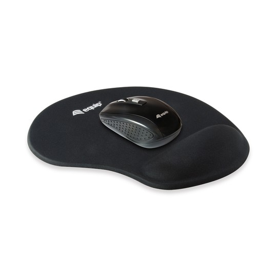 Alfombrilla De Gel Para Mouse Equip Life Color Negro