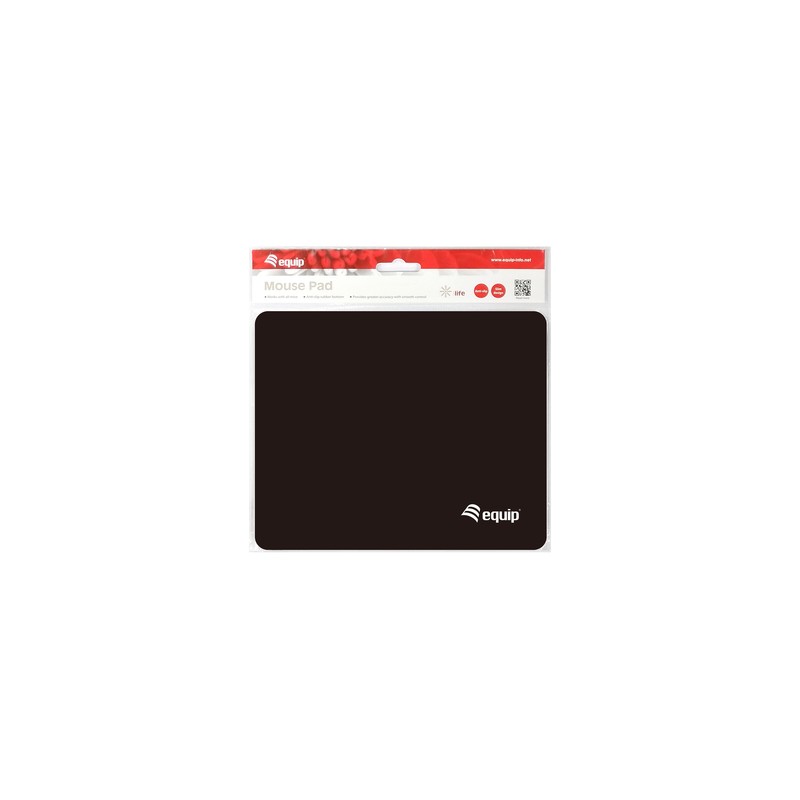 Alfombrilla Mouse Pad Equip Life Color Negro