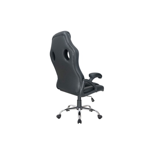 Silla De Oficina Ergonomica Equip Color Negro Recubrimiento Pu De Alta Calidad Diseño - Promo