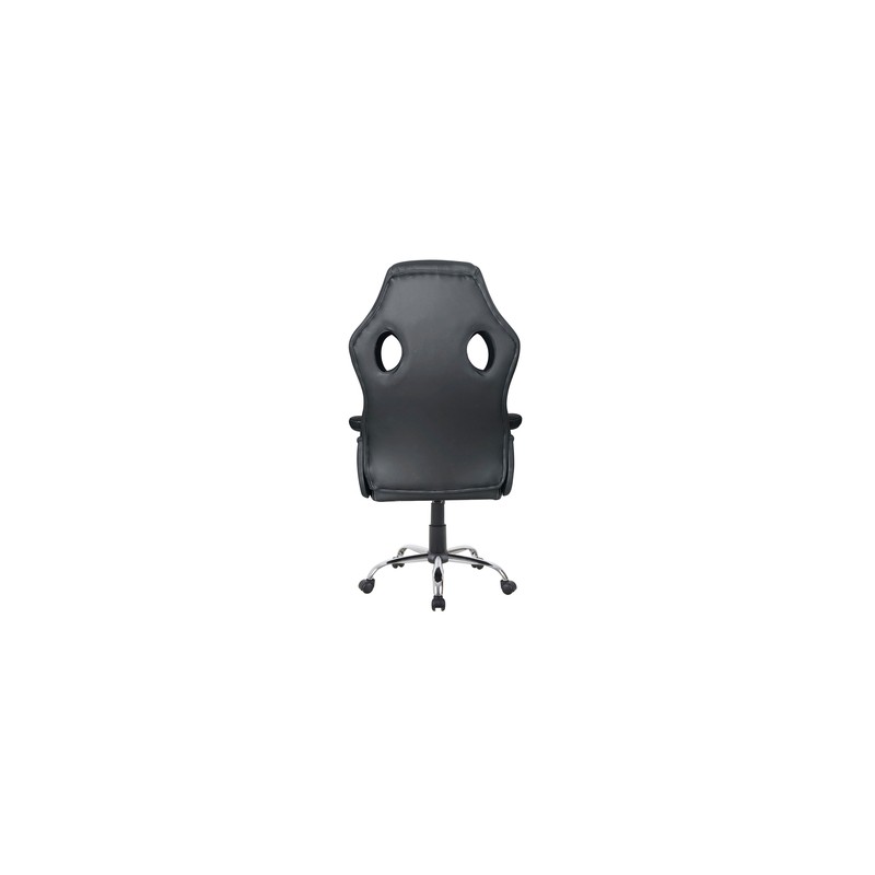 Silla De Oficina Ergonomica Equip Color Negro Recubrimiento Pu De Alta Calidad Diseño - Promo