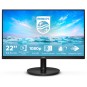 Monitor 22" Hdmi Vga Philips 221v8 Fhd 1920x1080 4ms 75hz Color Negro 3años Garantia