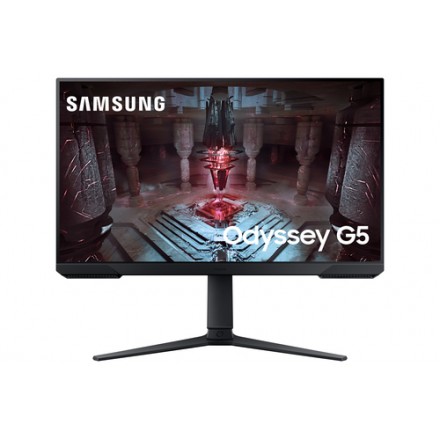 Monitor 27" Hdmi Displayport Samsung Ls27cg510euxen Odyssey G5 2560x1440 165hz 1ms Regulable En Altura, Pivotante, Amd Freesy
