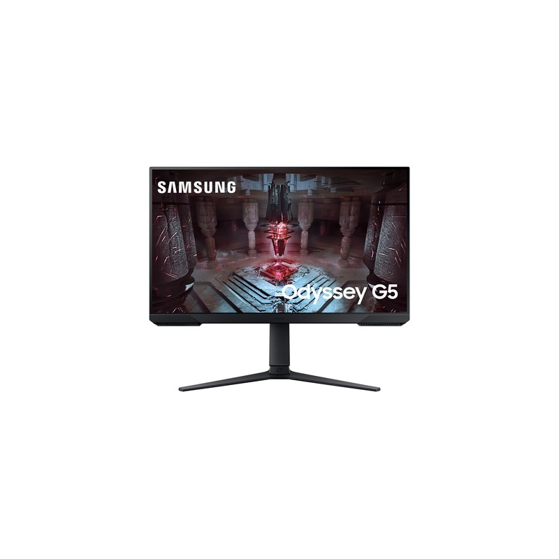 Monitor 27" Hdmi Displayport Samsung Ls27cg510euxen Odyssey G5 2560x1440 165hz 1ms Regulable En Altura, Pivotante, Amd Freesy